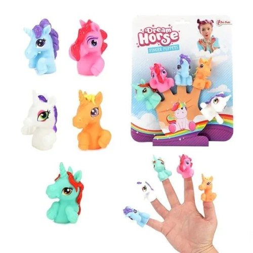 Marionete pentru degete cu unicorni ttoys dream horse
