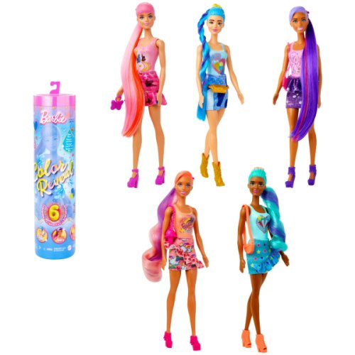 Mattel Papusa barbie color reveal totally denim
