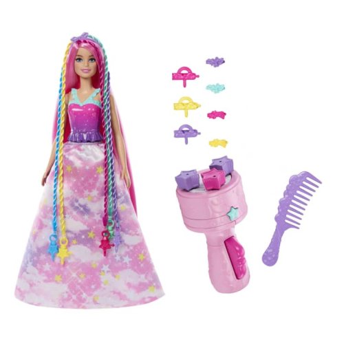 Mattel Papusa barbie dreamtopia twist and style