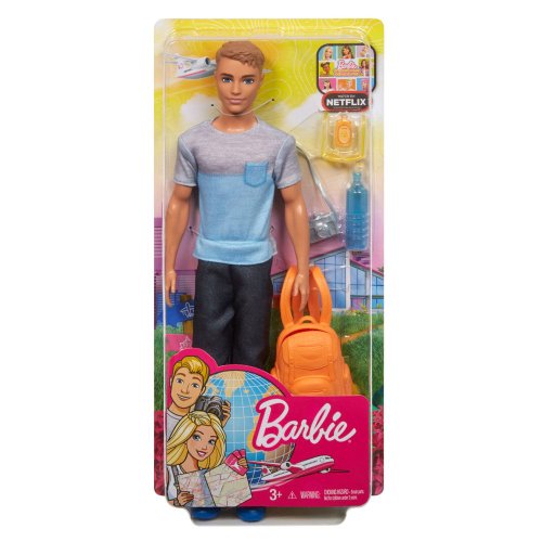 Papusa barbie ken travel 29 cm
