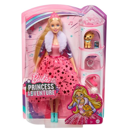 Papusa cu accesorii barbie princess adventure