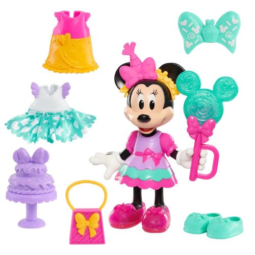 Just Play Papusa cu accesorii disney minnie mouse sweet party 89992