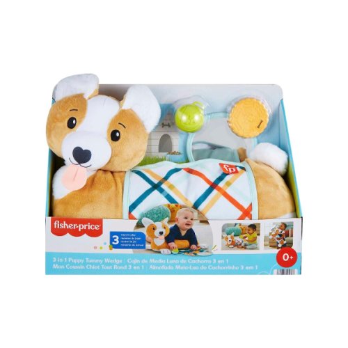 Mattel Pernuta 3 in 1 cu activitati pentru bebelusi fisher price puppy play