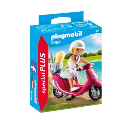 Playmobil pm9084 fata cu scooter