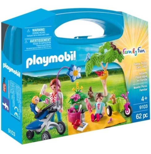 Playmobil pm9103 set portabil- picnic in familie