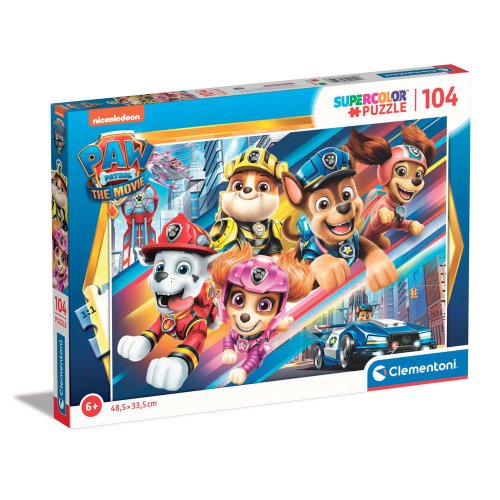 Puzzle 104 piese clementoni paw patrol the movie