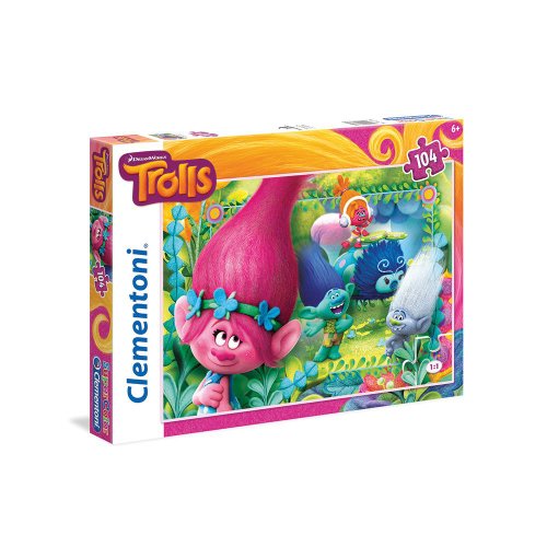 Puzzle 104 piese clementoni trolls