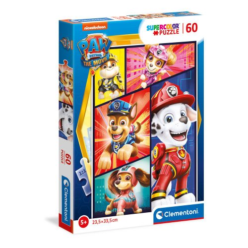 Puzzle 60 piese clementoni paw patrol the movie