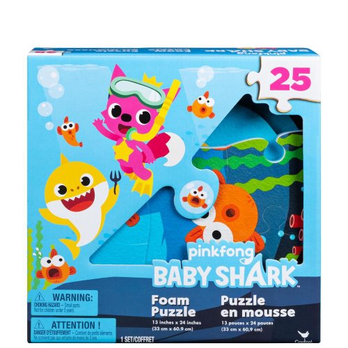 Puzzle moale 25 piese baby shark