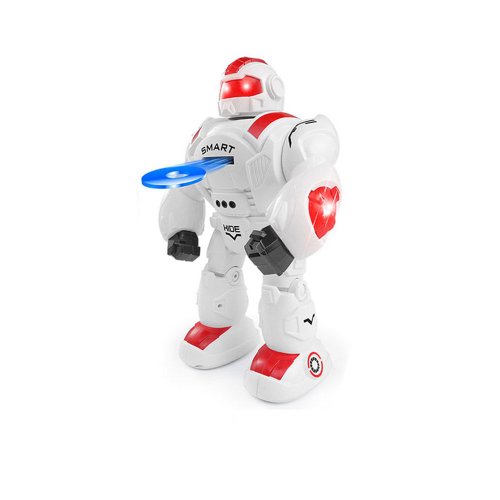 Robot cu telecomanda lansator de discuri ocie smart iron soldier