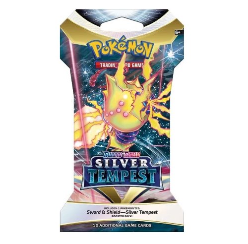 Set cartonase pokemon tcg swsh12 silver tempest sleeved booster