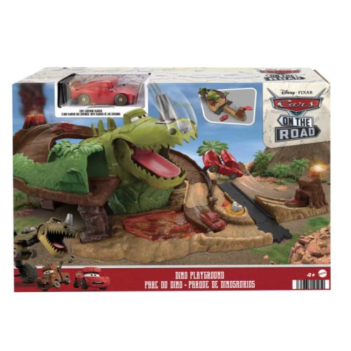 Mattel Set de joaca cars on the road parcul dinozaurilor