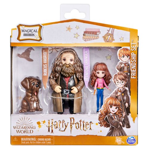 Spin Master Set doua minifigurine harry potter magical minis hermione granger si rubeus hagrid