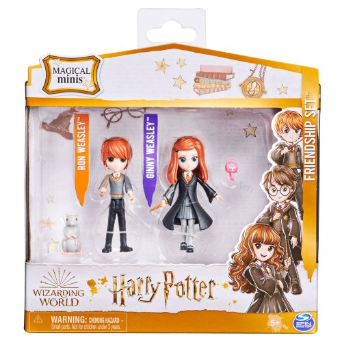 Spin Master Set doua minifigurine harry potter magical minis ron si ginny weasley