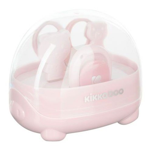Set igiena pentru bebelusi kikka boo 4 piese roz