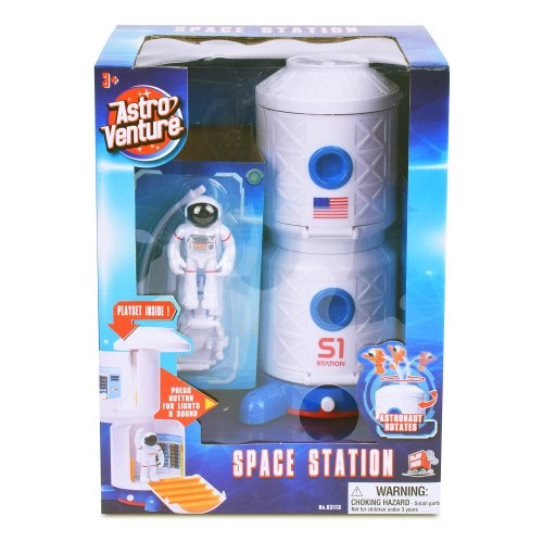 Statie spatiala cu figurina astronaut astro venture