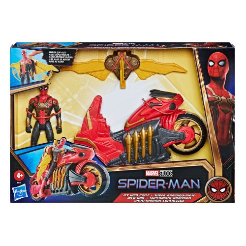 Vehicul cu figurina hasbro avengers spider man