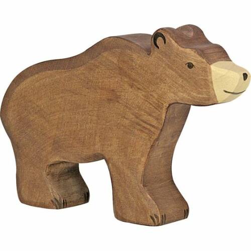 Figurina din lemn - ursul brun