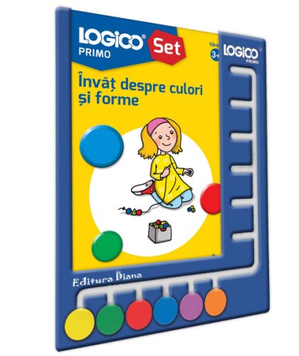 Jucaresti Logico primo - set cu tablita - invat despre culori si forme 3+