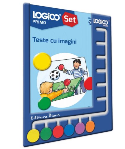 Jucaresti Logico primo - set cu tablita - teste cu imagini 5+