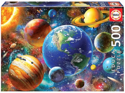 Jucaresti Puzzle cu 500 de piese - sistemul solar