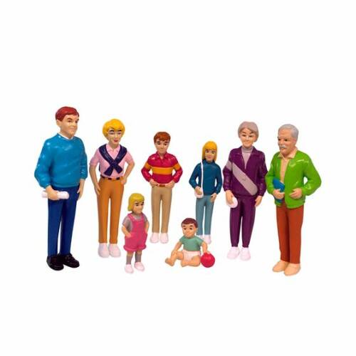 Jucaresti Set de 8 figurine - familie europeana