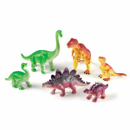Set de figurine dinozauri - mama și puii