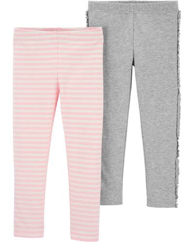 Carter's - Carter’s set 2 pantaloni gri/roz
