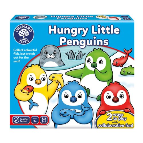 Joc de societate orchard toys hungry little penguins