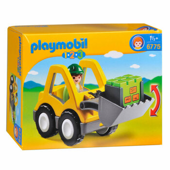 Playmobil 1.2.3, excavator