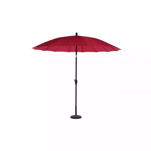 Umbrela soare pentru terasa rotunda structura metal rosu d 270 cm