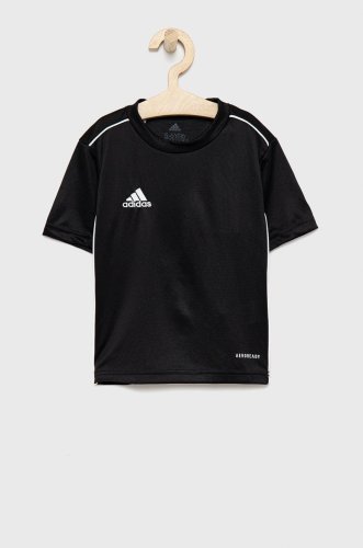 Adidas performance tricou copii ce9020 culoarea negru, material neted