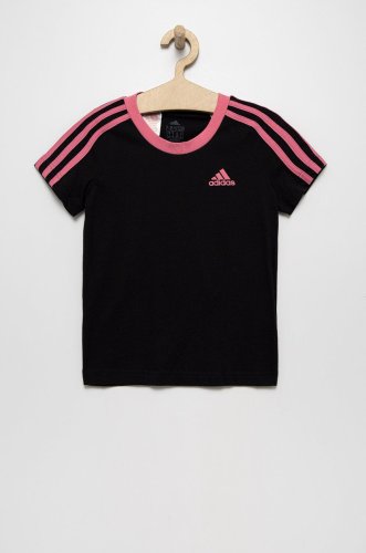 Adidas performance tricou de bumbac pentru copii hc0089 culoarea negru
