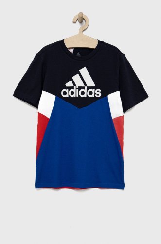 Adidas performance tricou de bumbac pentru copii he9375 cu imprimeu