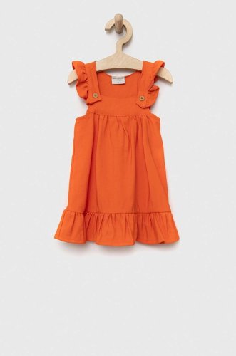 Birba&trybeyond rochie bebe culoarea portocaliu, mini, drept