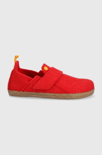 Birkenstock papuci copii culoarea rosu