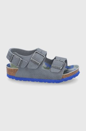 Birkenstock sandale copii culoarea gri