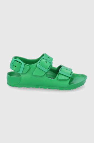 Birkenstock sandale copii culoarea verde