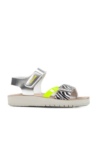 Geox sandale copii culoarea argintiu