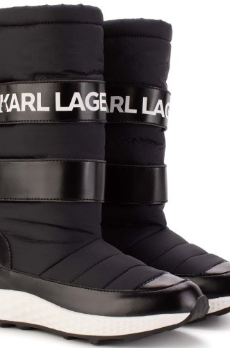 Karl lagerfeld cizme de iarna copii culoarea negru