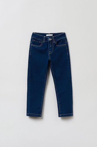 OVS jeans copii culoarea albastru marin