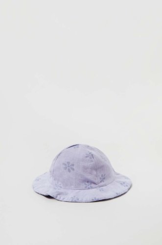 Ovs pălărie din bumbac pentru copii culoarea violet, bumbac