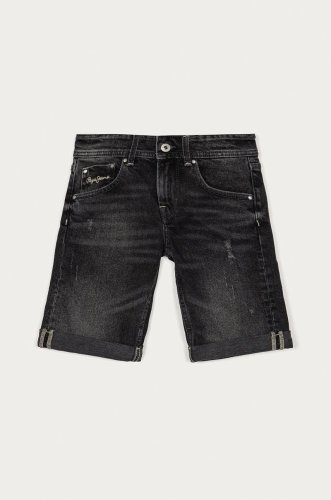 Pepe jeans - pantaloni scurti din denim pentru copii becket short 128-180 cm