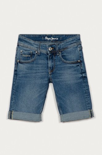 Pepe jeans - pantaloni scurti din denim pentru copii becket 128-180 cm