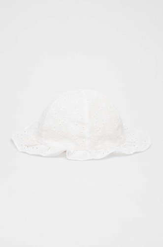 United colors of benetton pălărie din bumbac pentru copii culoarea alb, bumbac