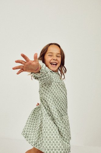 Zippy rochie din bumbac pentru copii mini, evazati