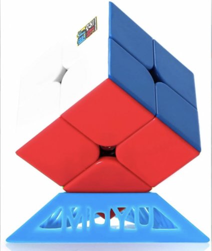 Cub rubik 2x2x2, 3m moyu magnetic stickerless, cu arc, de viteza speedcube