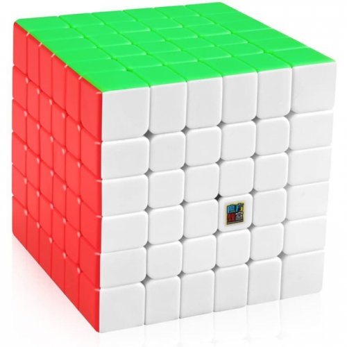 Cub rubik 6x6x6 antistres, moyu multicolor stickerless, de viteza, speedcube - copie