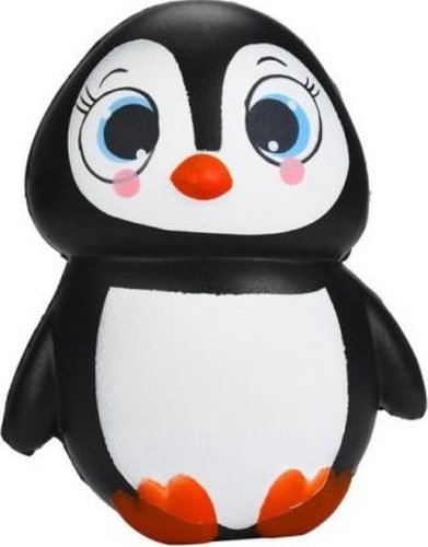 Jucarie squishy parfumata pinguin negru - alb