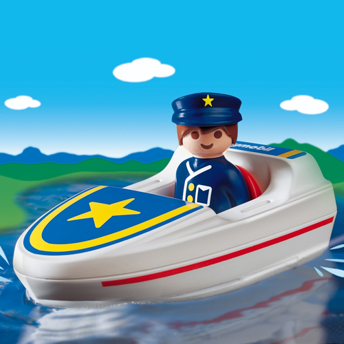Playmobil 1.2.3 - barca pazei de coasta